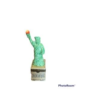 Statue of Liberty Hinged Trinket Box